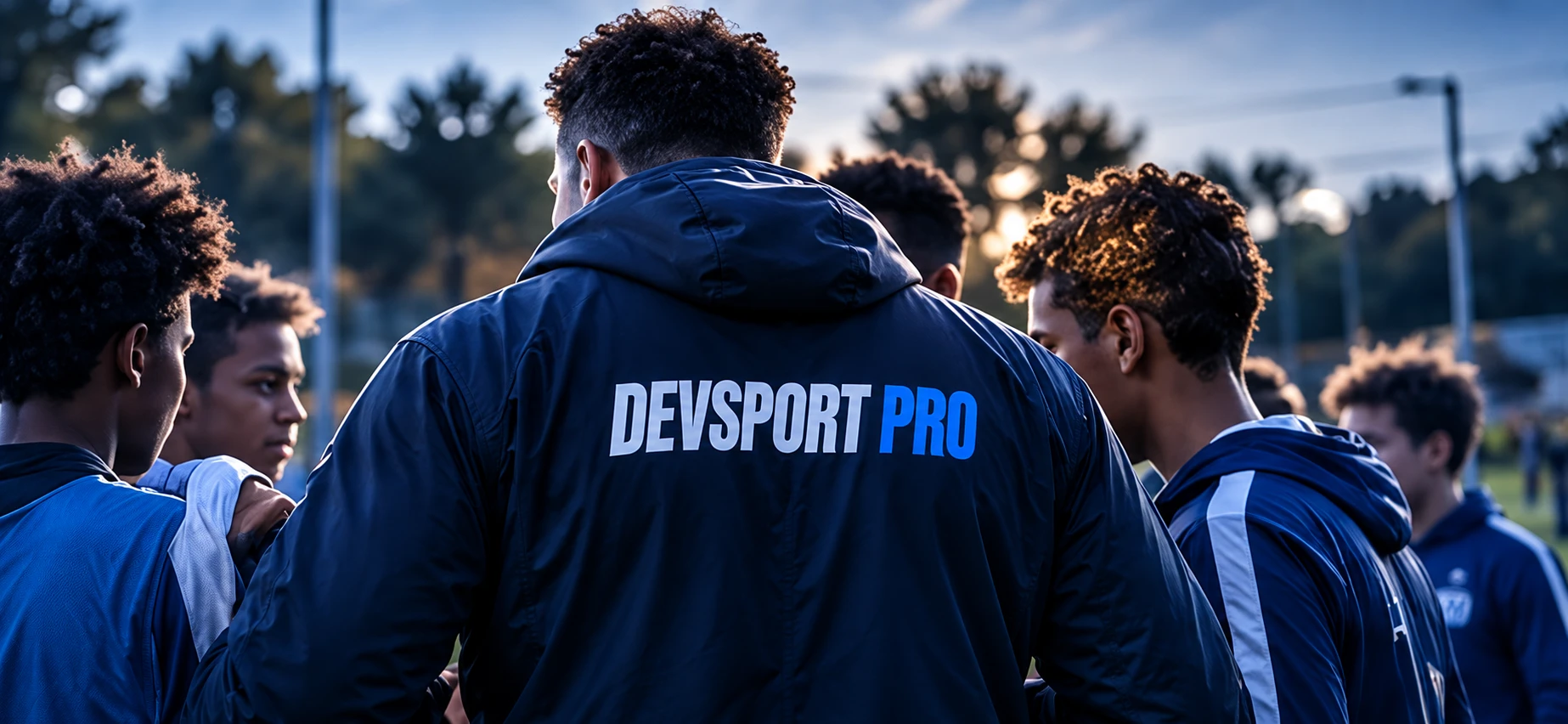 Un coach DevSport Pro et son équipe sur le terrain
